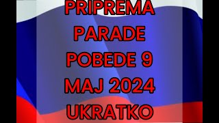 PARADA POBEDE 9 MAJ 2024VICTORY PARADE MAY 9 2024 [upl. by Aiksas]