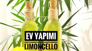 Evde Limoncello Nasıl Yapılır How to Make Limoncello [upl. by Norri]