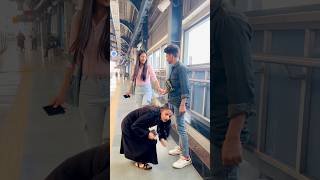 Numver mil gaya 😜 metro station ￼pe shorts funny prankvideo comedy metrovideo viralvideo yt [upl. by Roz]