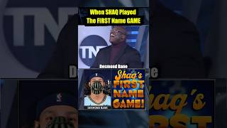 When SHAQ Played The FIRST Name GAME [upl. by Acirtal274]