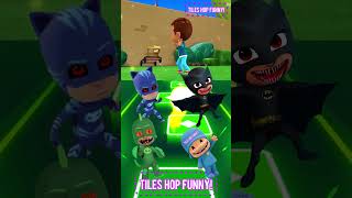 PJ Masks  CatBoy 🆚 Owlette X Dance Song Tiles Hop EDM Rush shorts [upl. by Vanderhoek]