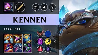 Kennen Mid vs LeBlanc Legendary  EUW Grandmaster Patch 1420 [upl. by Prisilla460]