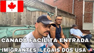 Canadá facilita entrada de imigrantes indocumentados que vem dos Estados Unidos 🇨🇦🇨🇦 [upl. by Netnilc480]