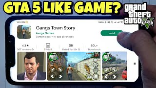 power of gta 5 like game for android  gangs town story  game review by xtreme latest gaming [upl. by Harbot47]