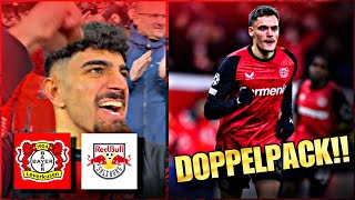 DOPPELPACKER WIRTZ 🔥5 TORE FESTIVAL IN DER CL ⚫️🔴  BAYER LEVERKUSEN VS RB SALZBURG  STADIONVLOG [upl. by Aciamaj]