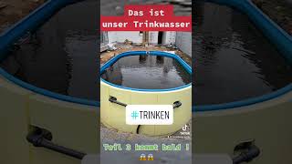 Das ist unser Trinkwasser trinkwasser wasser lebensmittel pool handwerk [upl. by Ahscrop]