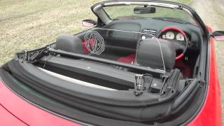 1997 MGF 18 FOR SALE MG ROADSTER CONVERTIBLE ROOF OPERATION [upl. by Godderd71]