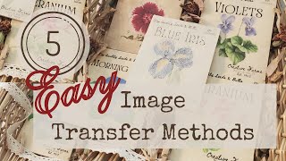 5 EASY IMAGE TRANSFER methods using an INKJET PRINTER [upl. by Eittah296]