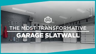 The Most Transformative Garage Slatwall by Gorgeous Garage [upl. by Atilef345]