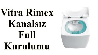 Vitra Rimex Kanalsız Gömme Rezervuar Klozet Full Kurulumu [upl. by Mirabel24]