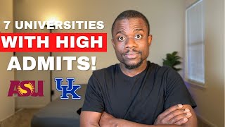 7 Top US Universities with High Acceptance Rates Above 88 [upl. by Plank332]