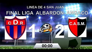 DEPORTIVO RINCON VS ATLETICO SAN MIGUELFINAL LIGA ALBARDON ANGACO [upl. by Alegnaoj]