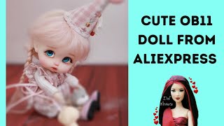 Cute OB11 Artist Doll Unboxing amp Review Obitsu Collectable BJD from Aliexpress [upl. by Ylecic]