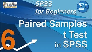 06 Paired Samples tTests in SPSS – SPSS for Beginners [upl. by Borlase440]