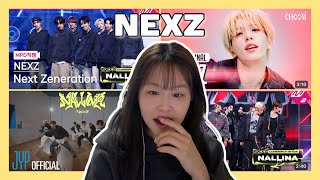 NEXZ Reaction  NALLINA Studio Choom Perf Video Dance Practice  Hard Next Zeneration Full Cam [upl. by Kayle]