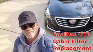 2018 Cadillac CT6 How To Change Cabin Filter [upl. by Chevy]