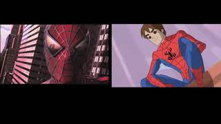 Opening Del Espectacular Spiderman Live Action Comparacion Español [upl. by Atnuahs420]