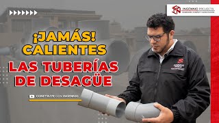 CORRECTA INSTALACIÓN DE TUBERÍAS DE DESAGUE 😎💪 [upl. by Oiligriv]