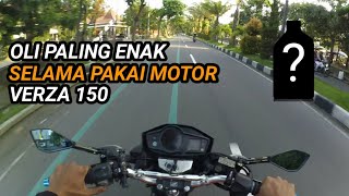 OLI Yang Paling Enak Buat Motor Verza 150 oli shell verza150 verza [upl. by Labina33]