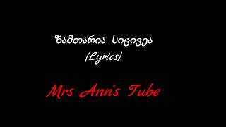 ზამთარია სიცივეა Lyrics  Zamtaria Sicivea Lyrics [upl. by Bourke]