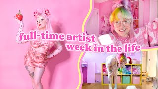 Week in My Life Vlog 💕 Indie Designer Work From Home ✨ [upl. by Wilton]