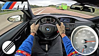 830HP BMW M3 E92 SK3 RR INFINITAS TOP SPEED DRIVE ON GERMAN AUTOBAHN 🏎 [upl. by Ahsiekal]