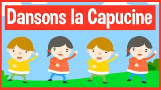 😃 DANSONS LA CAPUCINE  Les Comptines de Laurette [upl. by Acirne62]