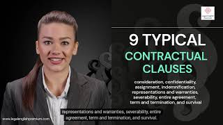 9 TYPICAL CONTRACTUAL CLAUSES [upl. by Aisyram271]