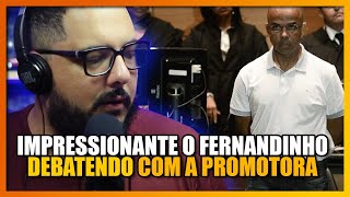 JOEL REAGE AO JULGAMENTO DE FERNANDINHO BEIRAMAR [upl. by Ahsinuq]