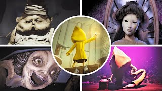 LITTLE NIGHTMARES 1 amp 2 ALL BOSSES BUT WITH SIX [upl. by Volding]