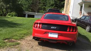 2015 Mustang GT Magnaflow Exhaust [upl. by Ordnassela]