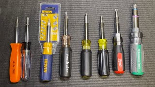 MultiBit Screwdrivers HDX Husky Southwire Irwin Klein Tools Commercial Electric Milwaukee [upl. by Polivy414]