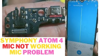 Symphony atom 4 mic not working mic problem [upl. by Sayles]