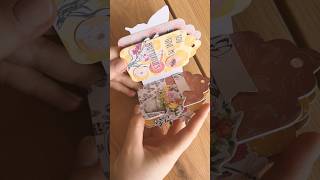 Create an easy mini scrapbook album with tag dies 🤩 [upl. by Lisle]