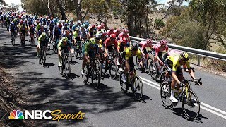 Mens Tour Down Under 2024 Stage 1 Extended Highlights  Cycling on NBC Sports [upl. by Kenzi]