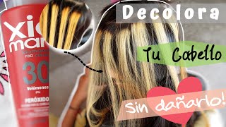 Como decolorar el cabello en casa  Mechas [upl. by Doak]