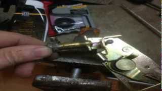 repairfix the broken cables on a ford van door latch [upl. by Gievlos]