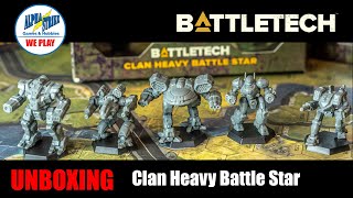 BattleTech Clan Heavy Battle Star Unboxing [upl. by Ardeahp]