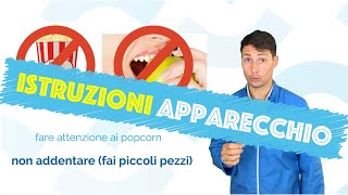 Istruzioni e raccomandazioni apparecchio ortodontico fisso brackets [upl. by Cora]