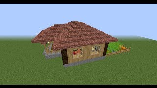 Minecraft házak  Egyszerű Designos ház [upl. by Fillian992]