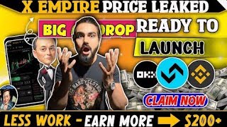 XEmpire airdrop  X token utility  deposit Open  Price amp Binance listing   XEmpire listing [upl. by Eillen333]