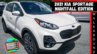 2021 Kia Sportage Nightfall Edition Detailed Walkaround  A Walk on Kias Dark Side [upl. by Anhej]