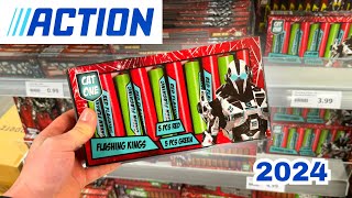 NIEUW VUURWERK VAN DE ACTION AFSTEKEN 2024 [upl. by Durrett]