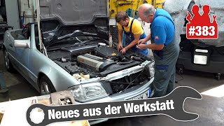 Mercedes 300 SL 1991  Drehzahl bleibt hängen  Mit Endoskop im SeatMotor  Kolbenringe kaputt [upl. by Zeret]