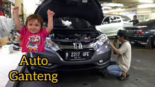 Honda HRV pasang grill Modulo auto ganteng [upl. by Neerod]