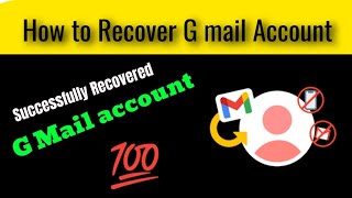 How to recover G Mail account  Gmail recover easy method  Gmail recover [upl. by Dallas]