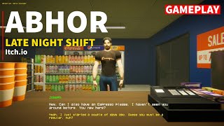 Abhor Late Night Shift OUT NOW ON Itchio  Gameplay [upl. by Karyl]