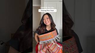 GRWM for the Oregon Hmong New Year hmongnewyear hmong hmongfashion hmongclothes [upl. by Auqined]