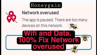 Honeygain Fix Wifi and Data Network overused problem [upl. by Medeah]