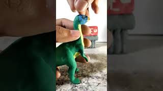 Othnielia de plastilina plastilina clay tutorial dinosaurio dinosaur walkingwithdinosaurs [upl. by Hinkel781]